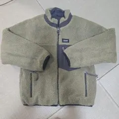 TAION オリーブ フリースジャケット　リバーシブル 160cm