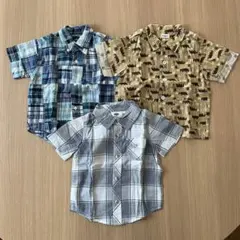 キッズ　男の子　半袖シャツ