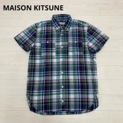MAISON KITSUNE メゾンキツネ 半袖 チェック柄シャツのサムネイル