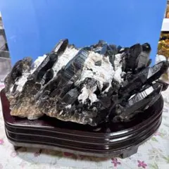 【天然石】超巨大！山東省産 モリオン（黒水晶）クラスター4キロ！！