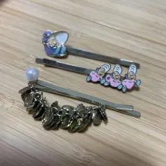 未使用 Disney ヤングオイスター ヘアピン