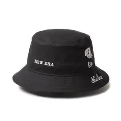 NEW ERAニューエラゴルフバケット01 アーカイブロゴ ブラックM/L