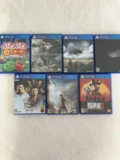 PS4ゲームソフト7本セット