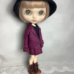 ブライスアウトフィット♡リネン/臙脂テーラージャケットセットアップ\スカート