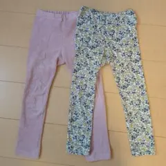 ユニクロUNIQLOレギンス 2点セット 100cm