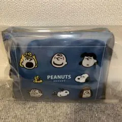 【新品】 PEANUTS スヌーピー エコバッグ ネイビー