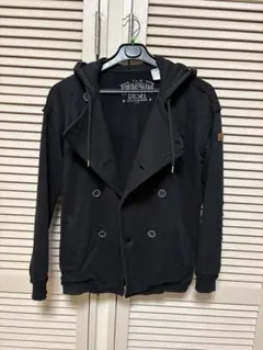 DIESEL ブラック ダブルブレスト ジャケット