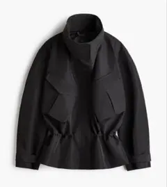 H&M Studio フーデットペプラムジャケットH&Mコラボペプラムジャケット