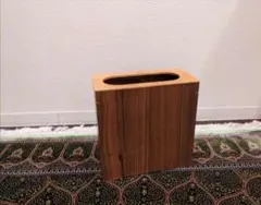 未使用展示品】ティッシュボックス付きゴミ箱 2個 木製 - メルカリ