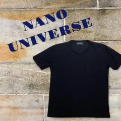 ナノ ユニバース  Tシャツ　黒　ブラック　半袖