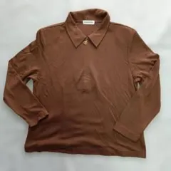 レディース ミセス CHADORIAN ブラウン 長袖TシャツM