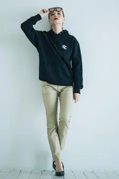 INDIMARK ボーイズフィット コーティング ウレタンパンツ ベージュ