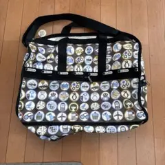 レスポートサック　ピクトポップ柄　ボストンバッグ