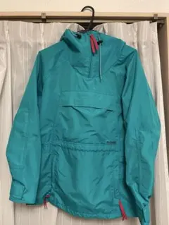 Columbia マウンテンパーカー S ターコイズ　ナイロン　90s 古着