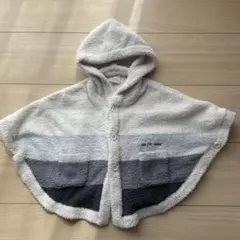 GELATO PIQUE ベビーポンチョ 70-80cm グレー系