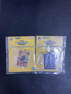 ONE PIECE 1番くじアクリルキーホルダー 2個セット