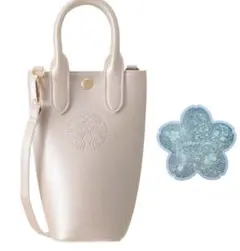 ボトルショルダーバッグ　コースターブルー２点セット