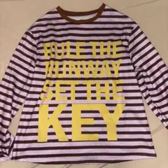 00s -Border Long T-shirts -archive y2k - メルカリ
