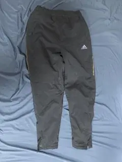 adidas ジャージパンツ ネイビー　サイドストライプ