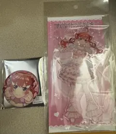 五等分の花嫁 ツリービレッジ エンジェルリボン アクリルスタンド 缶バッジ 五月