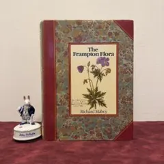 1117B④1985年イギリスビンテージ植物図鑑　洋書古書　ボタンニカルアート