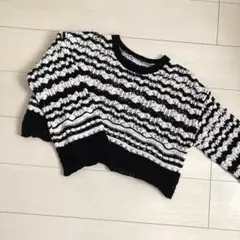 ザラ　トップス　ニット　ボーダー