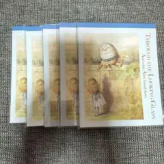 不思議の国のアリス ハンプティダンプティ 便箋ノート レターパット　5冊セット
