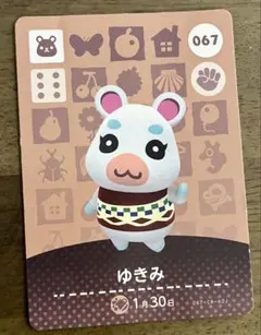どうぶつの森 ゆきみ amiiboカード 067