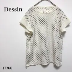デッサン/ブラウス/サイズ0/フェミニン/オフホワイト/ドット柄/上品/シアーのサムネイル