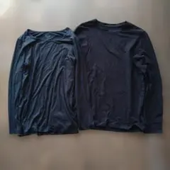 ユニクロ　ヒートテックエクストラウォーム ・ユーネックT 160　2枚セット 黒