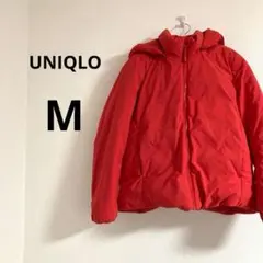＊UNIQLO ユニクロ レディース ダウンジャケット 赤 レッド 登山 M⭐︎のサムネイル