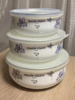 marie claire ホーロー保存容器 3点セットのサムネイル