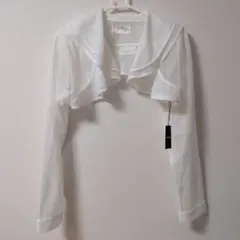 おめかし　ボレロ　カーディガン　白　入園式　卒業式　謝恩会　パーティー　ドレス