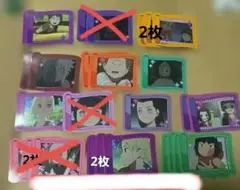 NARUTO疾風伝 トレーディングコレクトステッカー 19枚セット被りあり