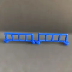 LEGO レゴデュプロ　青色　柵　2個セット