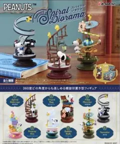 PEANUTS スヌーピースパイラルジオラマ 全6種類セット