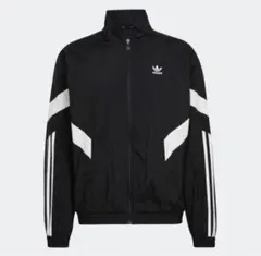 adidas ナイロンジャケット Lサイズ 黒