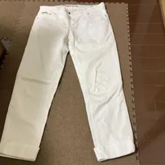 美品ZARA スリムフィット七分丈パンツ