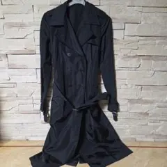 美品♡theory黒のトレンチコート ダブルブレスト