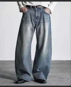 WYM LIDNM ARC CURVED DRAPE DENIM