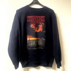 GU × ストレンジャーシングス ヘビーウェイトスエットプルオーバー Lサイズ