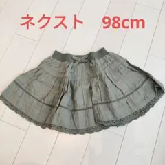 next　カーキ　フレアースカート　3才のサムネイル