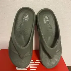 MEI グレー ビーチサンダル未使用です 部屋で試して見ただけです サイズ36