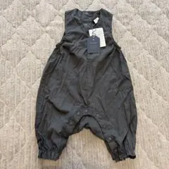 ベビー　チャコールグレー ロンパース 80サイズ