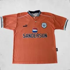 90s PUMA サッカーシャツ オレンジ XL UK