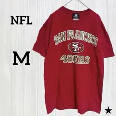 ★NFL【M】サンフランシスコ49ers Tシャツ 半袖 レッド ヴィンテージ