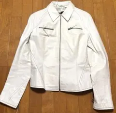ホワイトレザージャケット