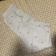 OLD NAVY ボーイフレンドパンツ ヨット柄 ベージュ　ヨット刺繍
