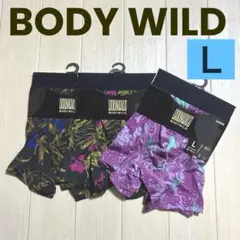439【吸汗速乾】グンゼ BODY WILD ボクサーパンツ 前とじＬ3枚