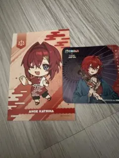 極楽湯コラボ　アンジュ・カトリーナ　ポストカード&コースター